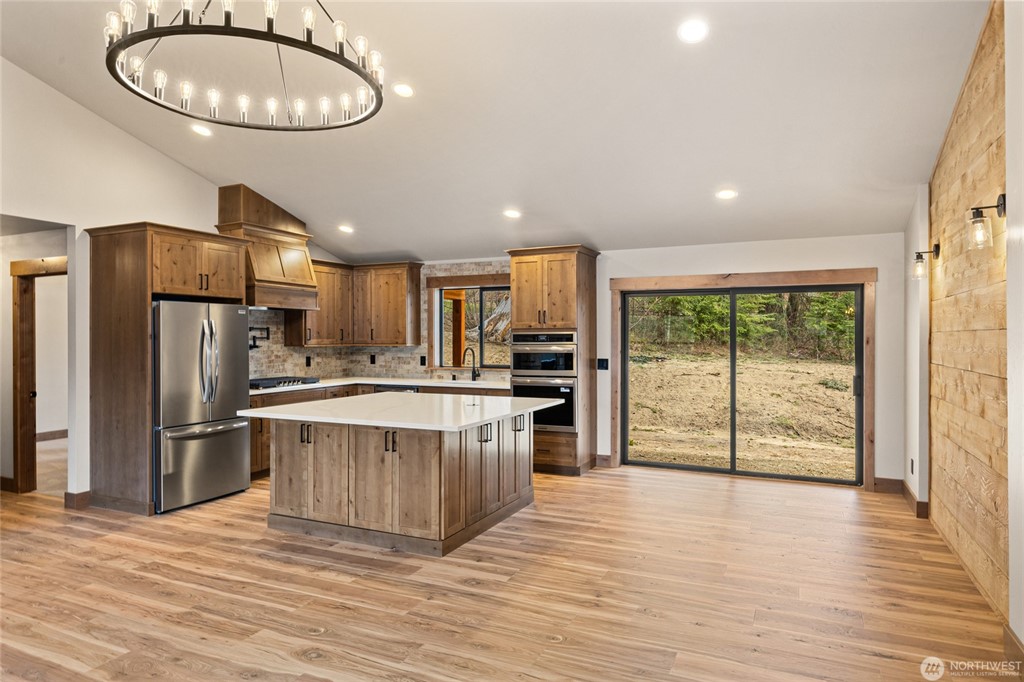 Kitchen and dining area