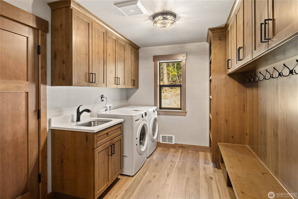 Laundry and mudroom